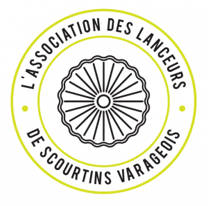 Logo noir et vert lanceurs de scourtins varageois