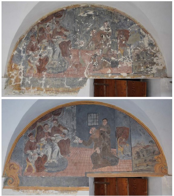 Décors peints rénovés du monastère de Soarge