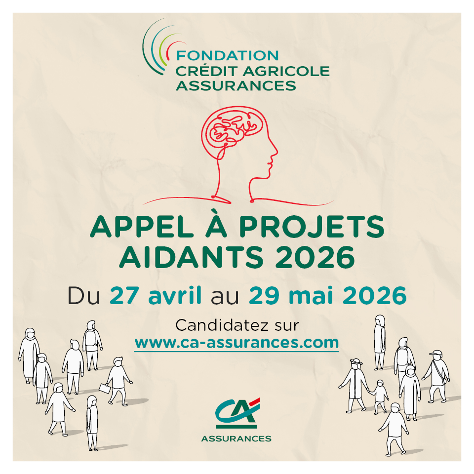 Santé mentale des aidants : La Fondation Crédit Agricole Assurances lance son 16ème appel à projets national !